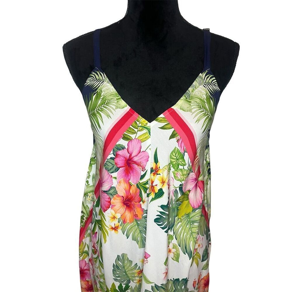 NWT TOMMY BAHAMA FLORA TALITHIA SCARF COVERUP DRESS WOMENS SIZE SMALL/MEDIUM - Picture 5 of 10